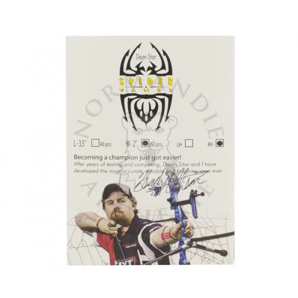 SPIDER - Vanes BRADY ELLISON Edition Med 1.8" 3 SPIDER - Vanes BRADY ELLISON Edition Med 1.8"