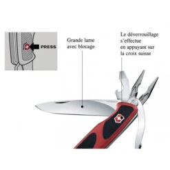 VICTORINOX - RANGERGRIP 74 ROUGE -WLG Arbaletes Magasin victorinox rangergrip 74 rouge 2